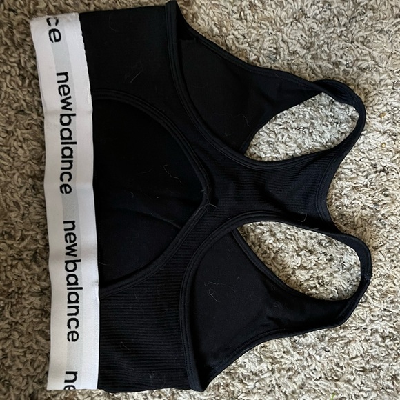 New Balance Women's Sports Bra Collection - White, Black, Pink, Grey - Picture 12 of 16